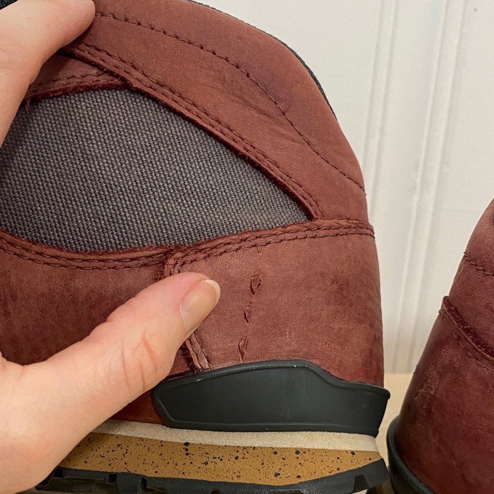 Danner Women’s Red and Tan Hiking Boots - Picture 5 of 10